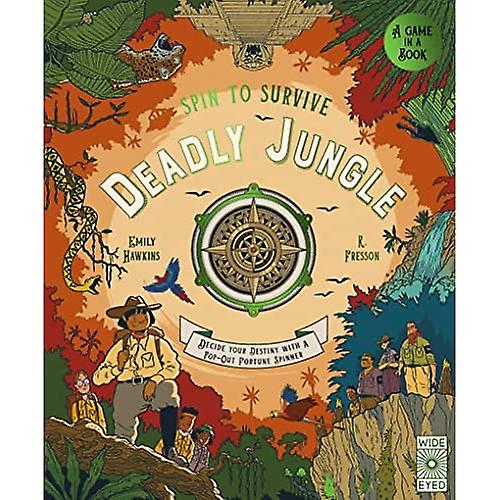 Spin To Survive: Deadly Jungle: Decide Your Destiny With A Pop-Out Fortune Spinner (Spin To Survive) Size 34 X 28 Centimetres (1.23 Kg)