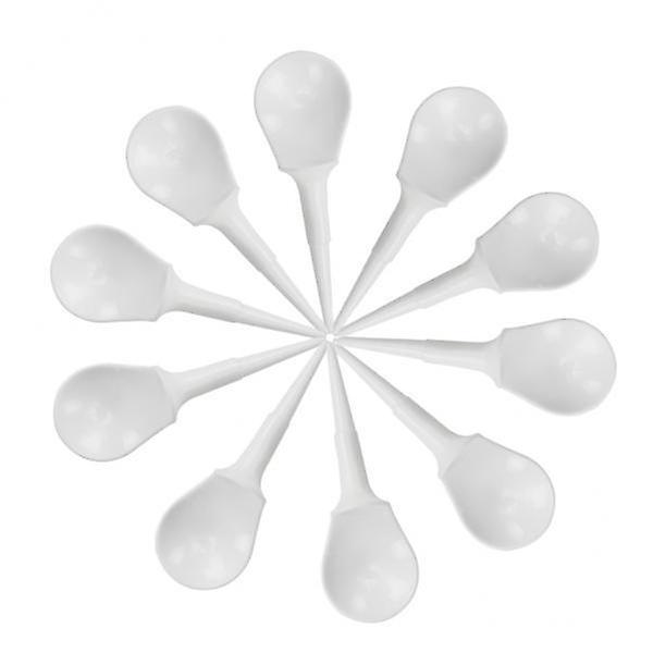 500 Pieces Plastic Novelty Anti-Slice Golf Tees Chair Tees Divot Tools White