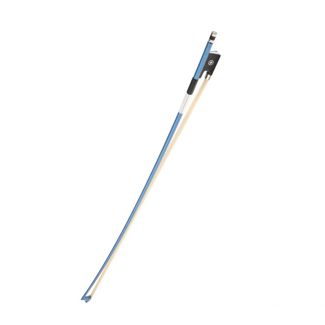 Well Balance 4/4 Geigenbogen Mehrfarbiger Bogen Rosshaar 74cm für Erwachsene Geschenke Blau