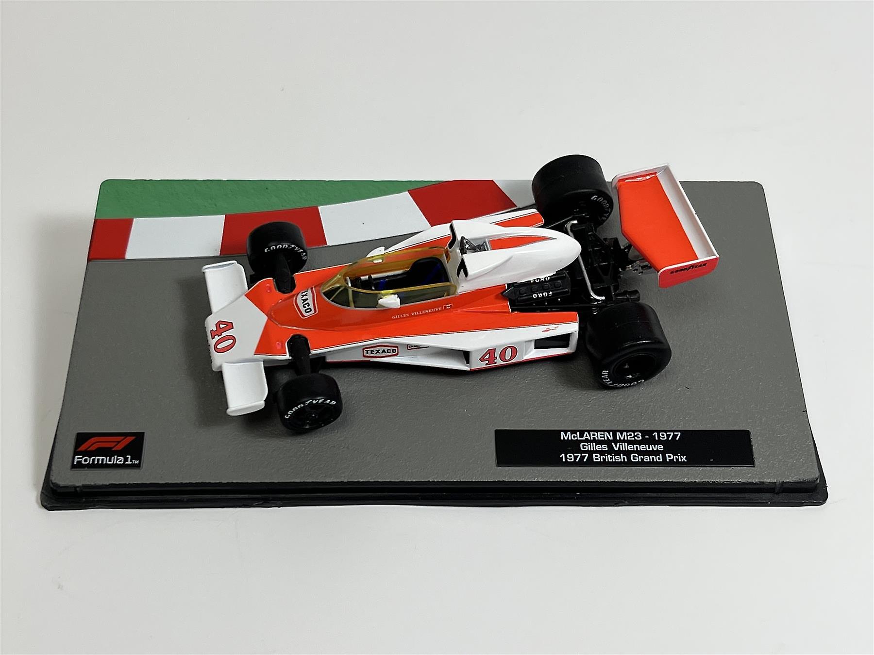 Gilles Villeneuve McLaren M23 1977 British Grand Prix 1:43 Scale