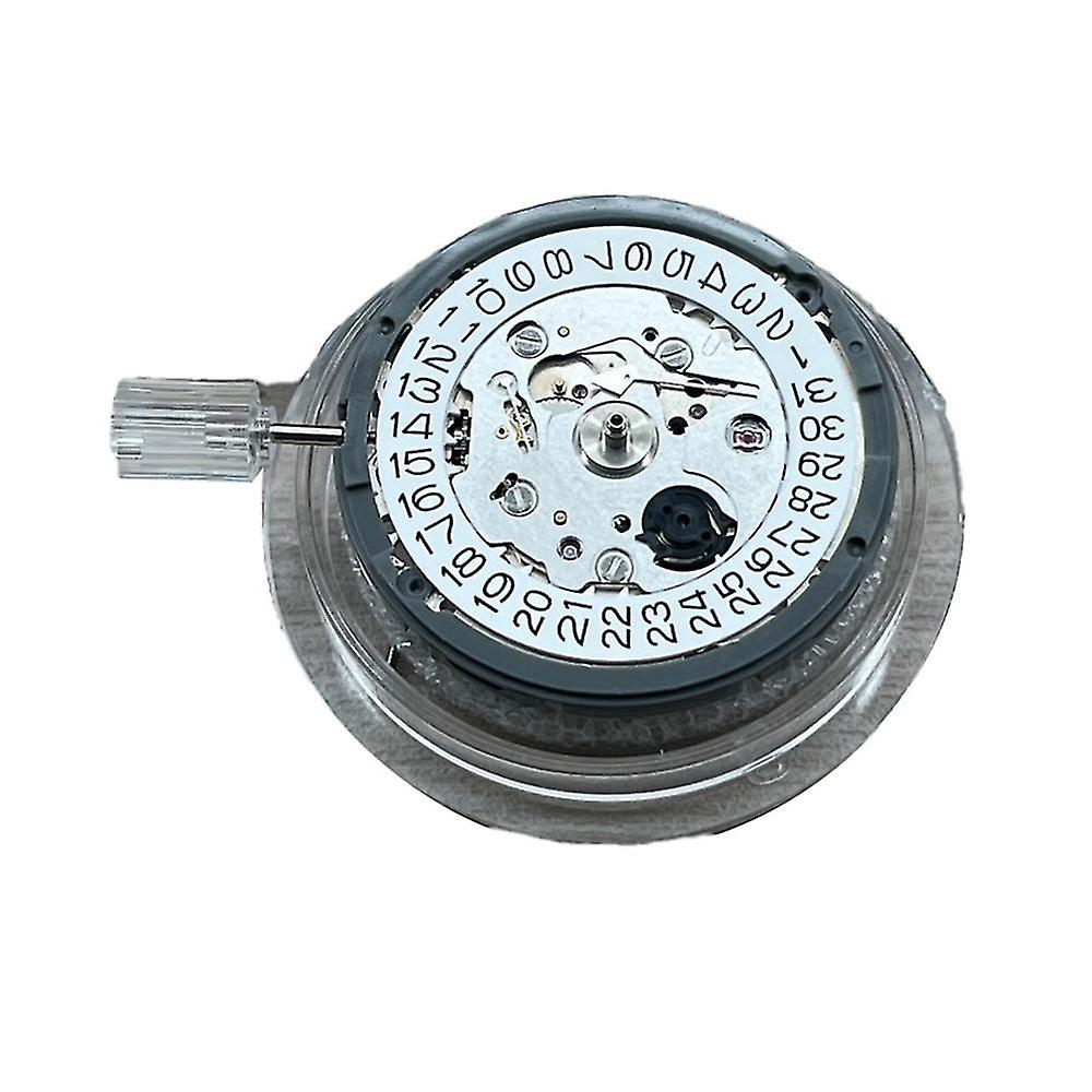 Crown At 9 O'clock Nh35a Mechanical Watch Movement Single Date 24jewels Mechanism Watch Repair Tool Self-winding Movt