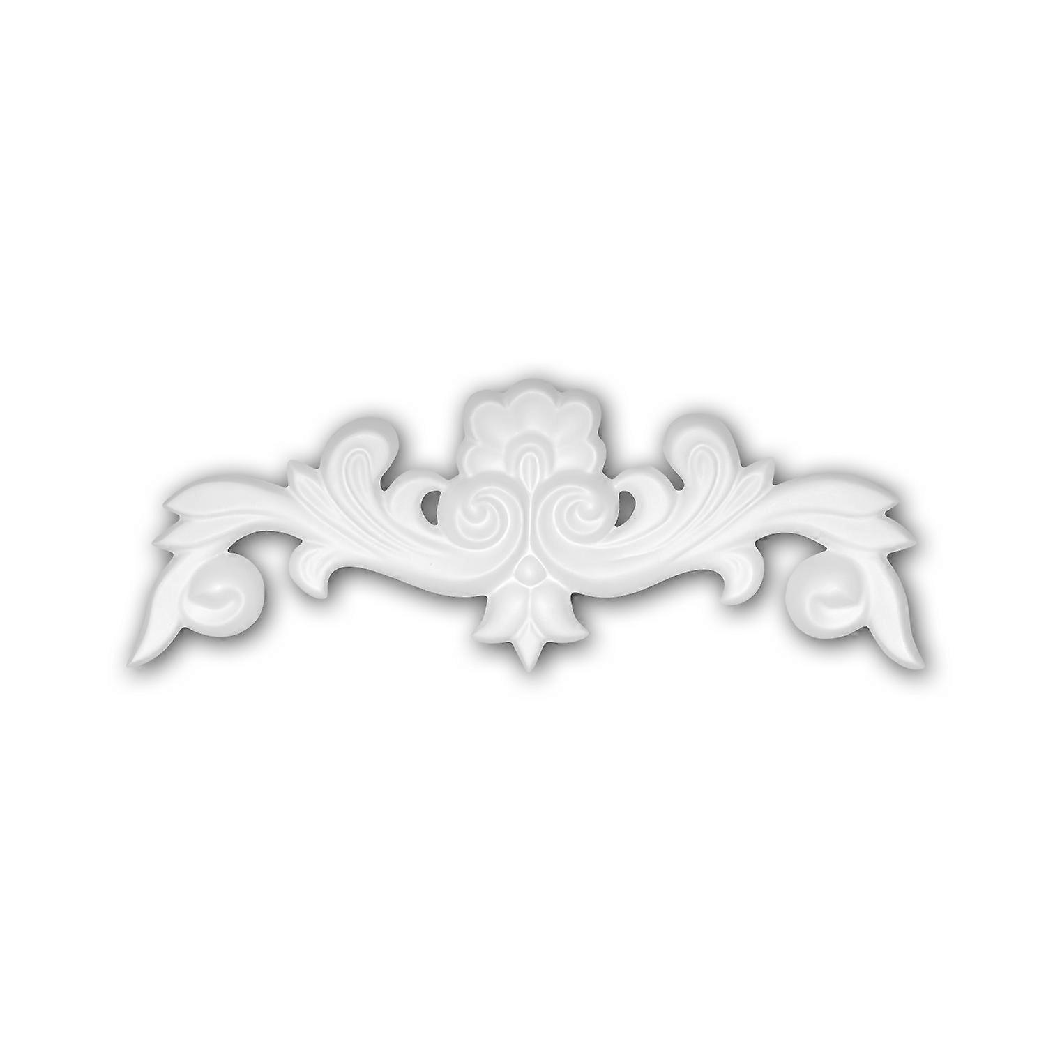 e-Delux GmbH 1 x Élément décoratif 160034 Profhome blanc Mousse de polyuréthane rigide prétraité léger, solide, indéformable