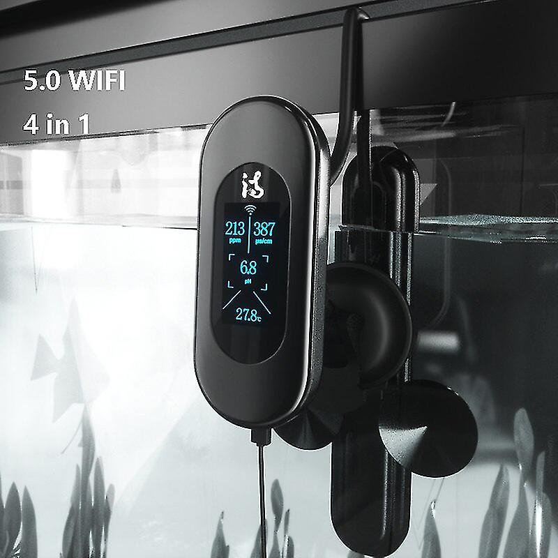 Wifi 5.0/5.0pro 6 In 1 Detector Aquarium Digital Display Water Quality Monitor Ph/tds/ec Temperature Machine