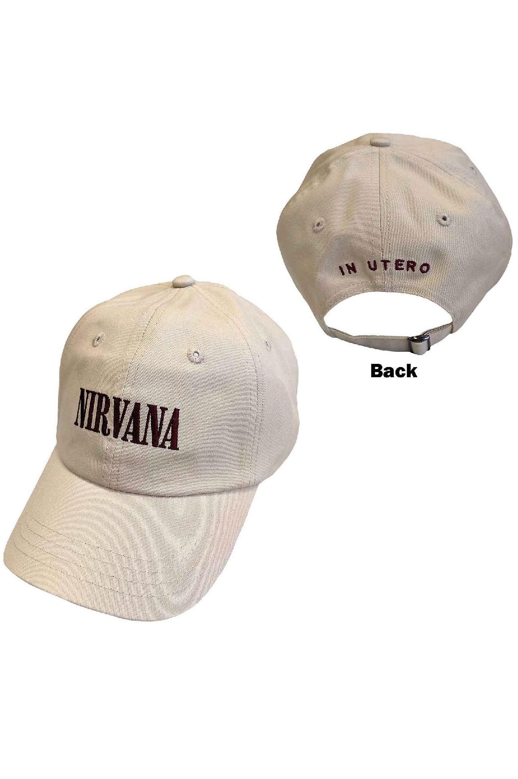 Nirvana Text Logo Band Strapback