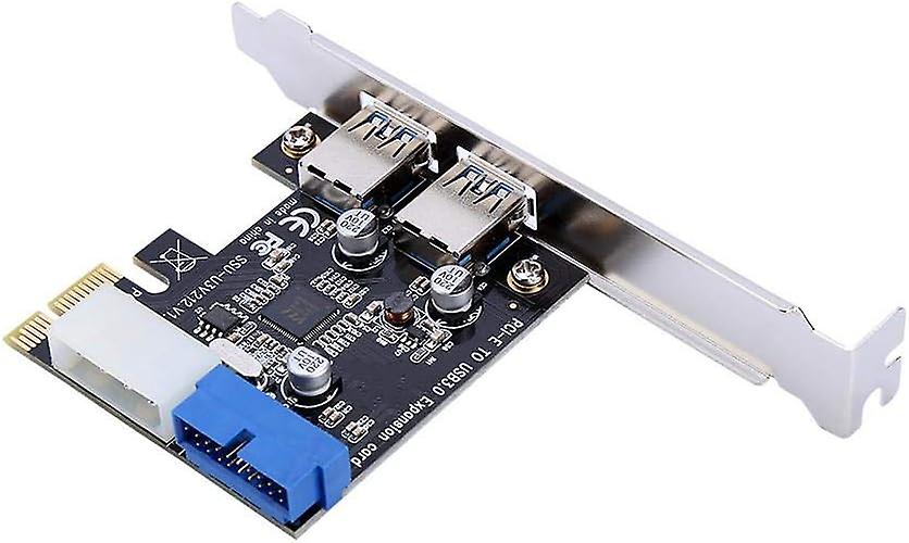 Usb Pci-e Card, 2 Port Pci-e To Usb 3.0 Express Expansion Card With 19-pin Connector