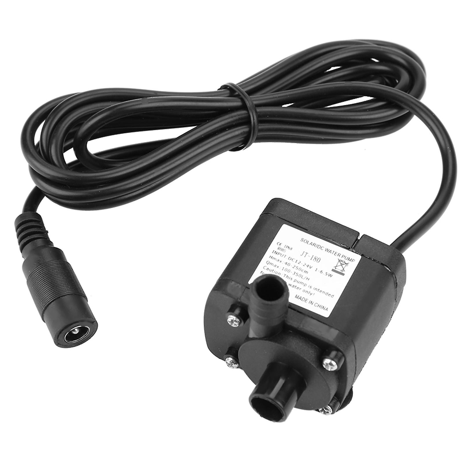 Mini Brushless DC Water Pump Low Noise for Solar Water Heater Aquarium 24V -40°C to 100°C