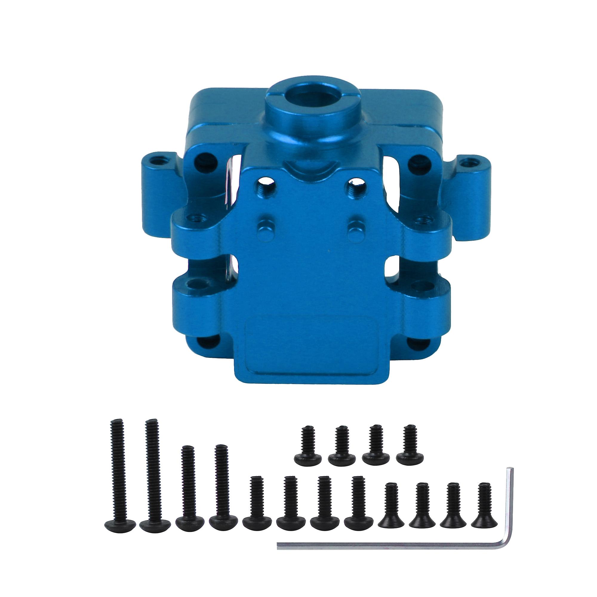 RC Gear Box Cover Upgrade Parts Kit Replacement for WLtoys 1:28 Blue