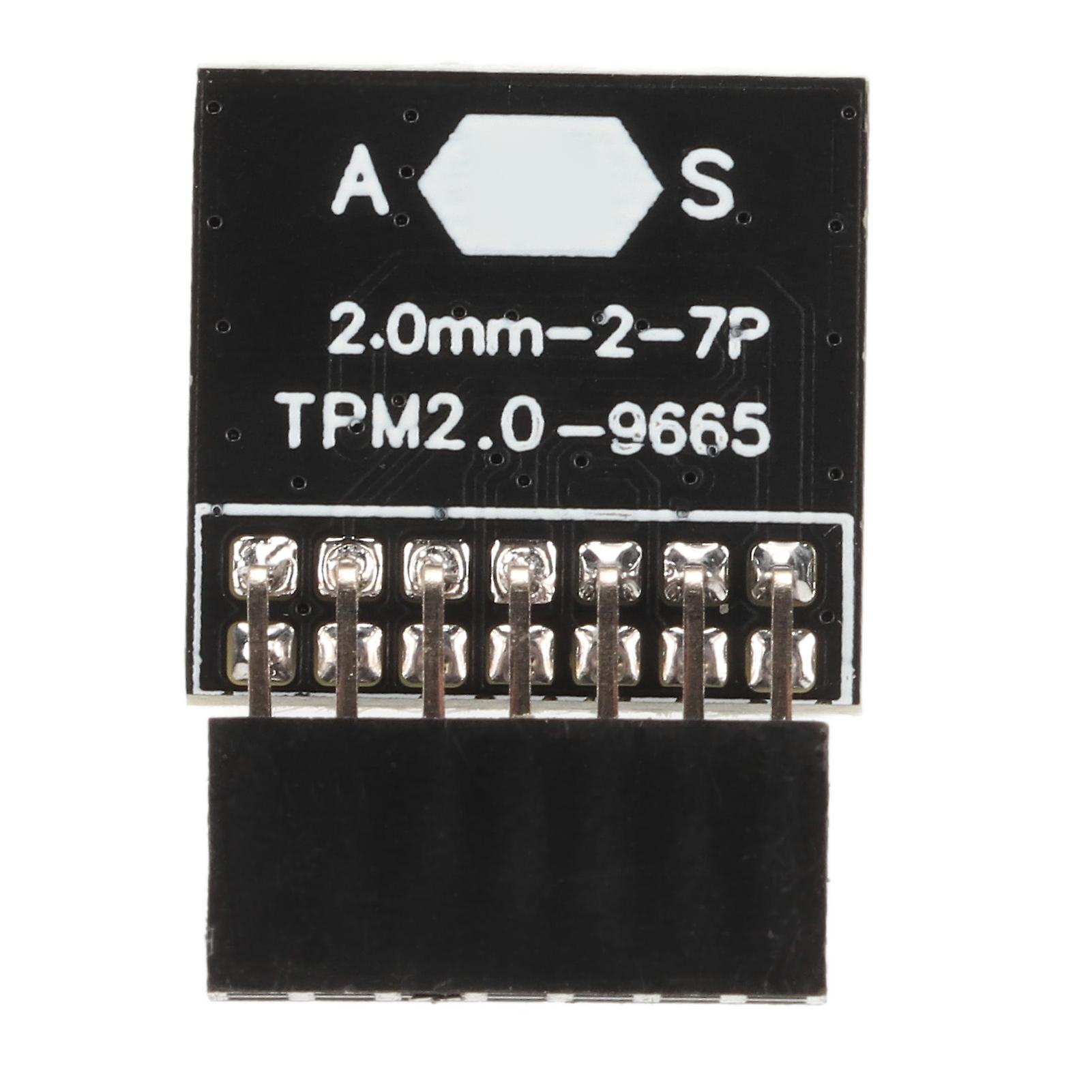 TPM 2.0 Module TPM Chip 14-Pin 2x7P Security Module for ASUS Win11 Platform Protection