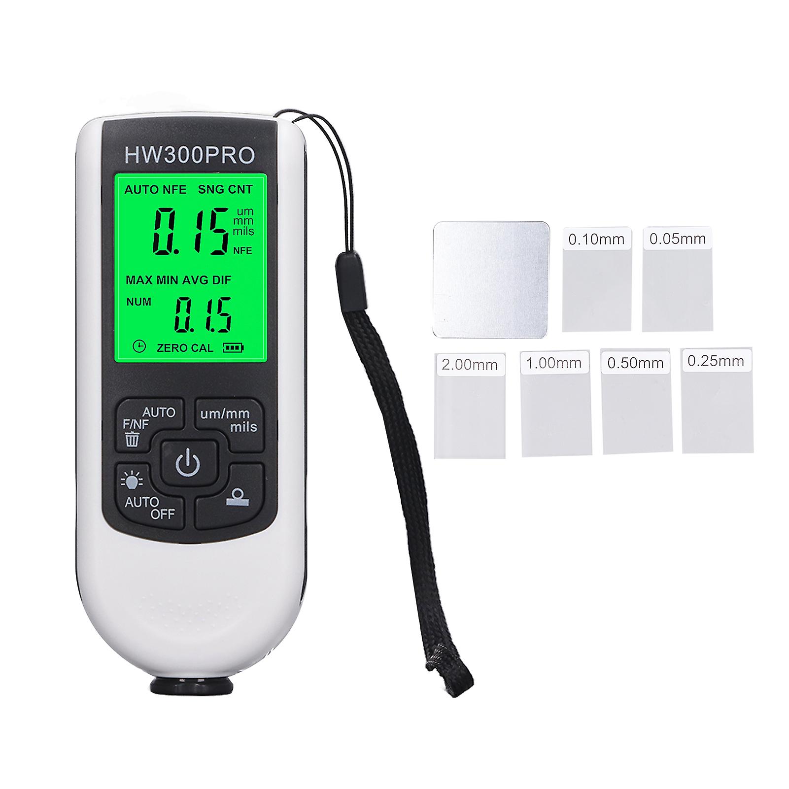 Coating Thickness Gauge High Accuracy Paint Depth Gauge Meter Antislip Thickness Meter Gauge