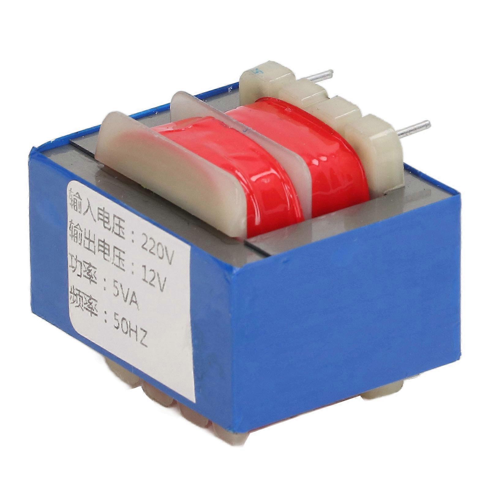 Isolation Transformer 5 Pin 5W 220V Input 12V Output Voltage Converter for Power Supply