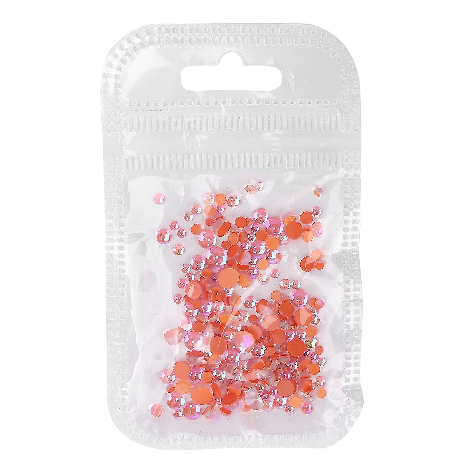 300Pcs Nail Making Decoration Mixed Size DIY Flat Back Half Hound Mixed Size Bead02