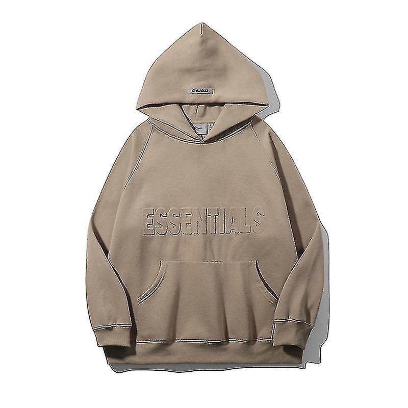 God Essentials Essentials Hoodie Braun Brown Essential Hoodie Fear