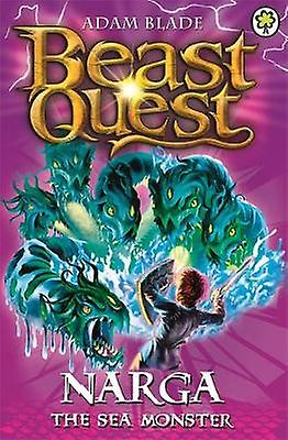 Beast Quest Narga The Sea Monster by Adam Blade Paperback Book