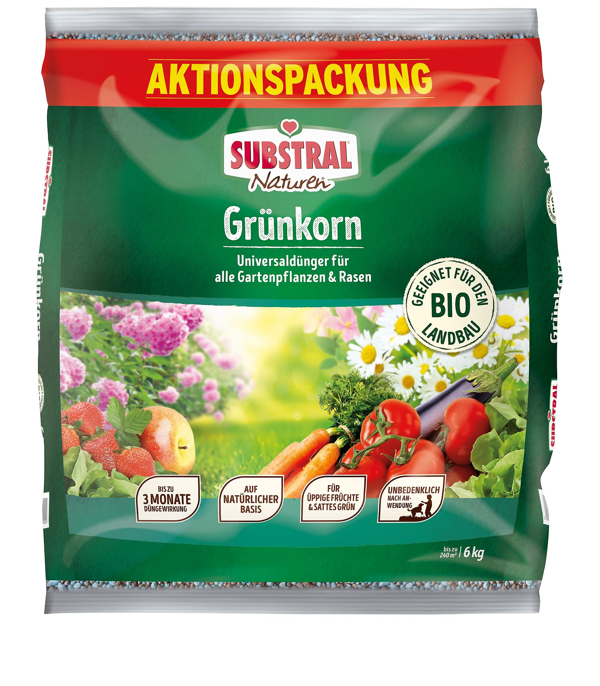 SUBSTRAL® ナチュレン® グリーングレイン オーガニック, 6 kg