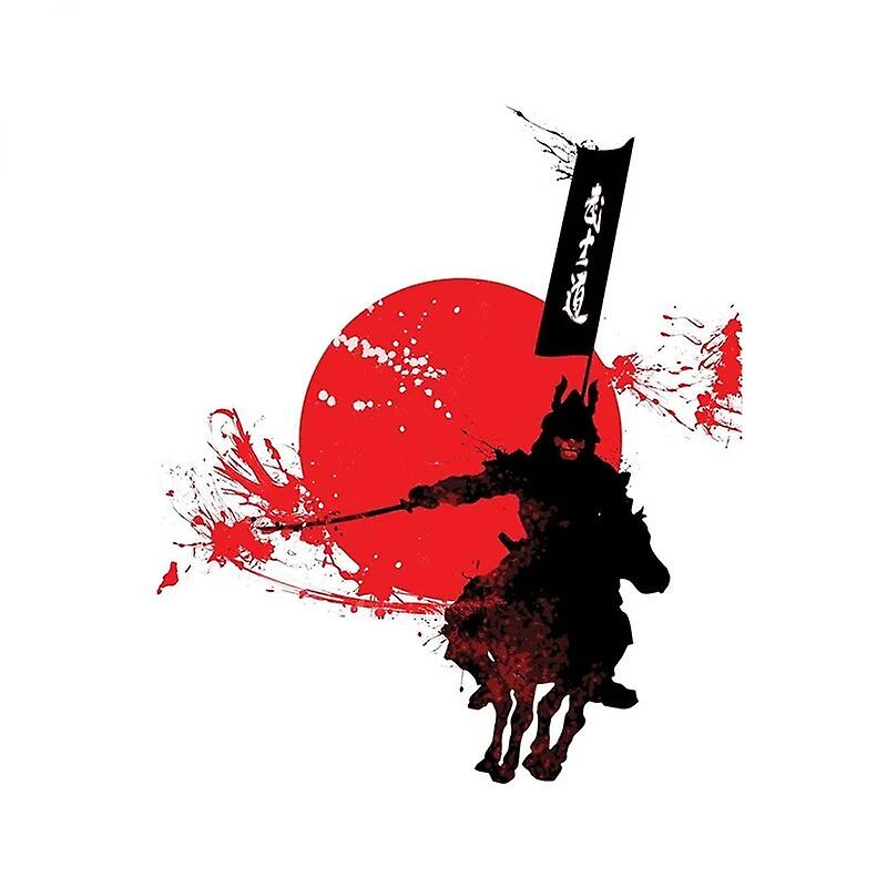 TT Creative 13cm for Samurai Warrior Car  Sticker Scratch-Proof Sunscreen Decor Camper Windows Graffiti Decal