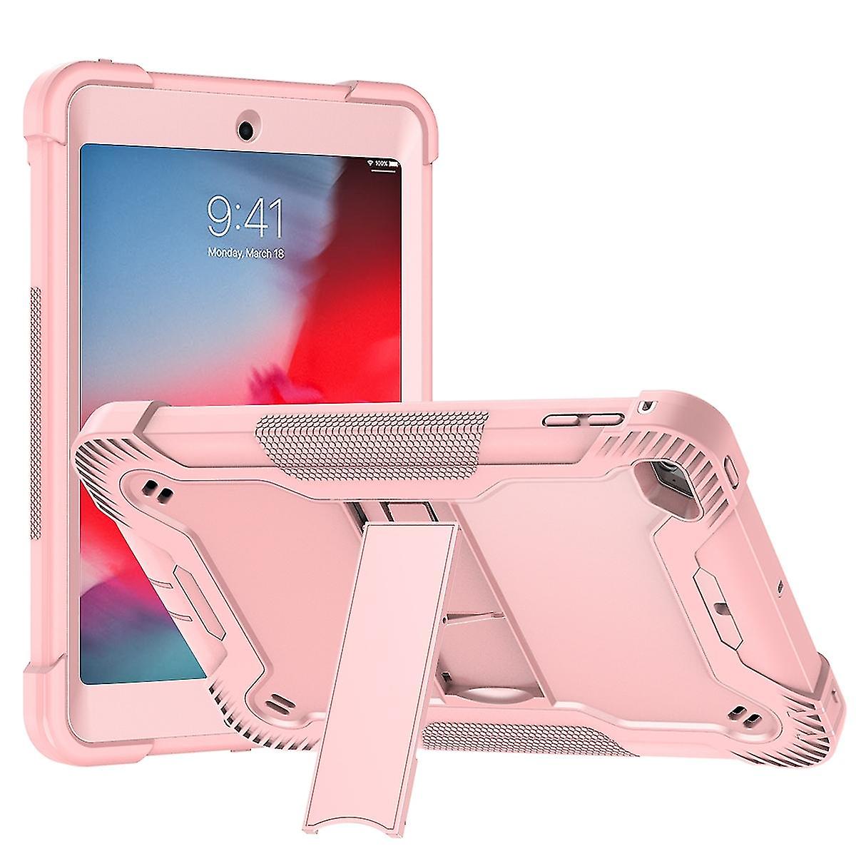 Silicone + Pc Case  For Ipad Mini (2019) / Mini 4 Rose Gold