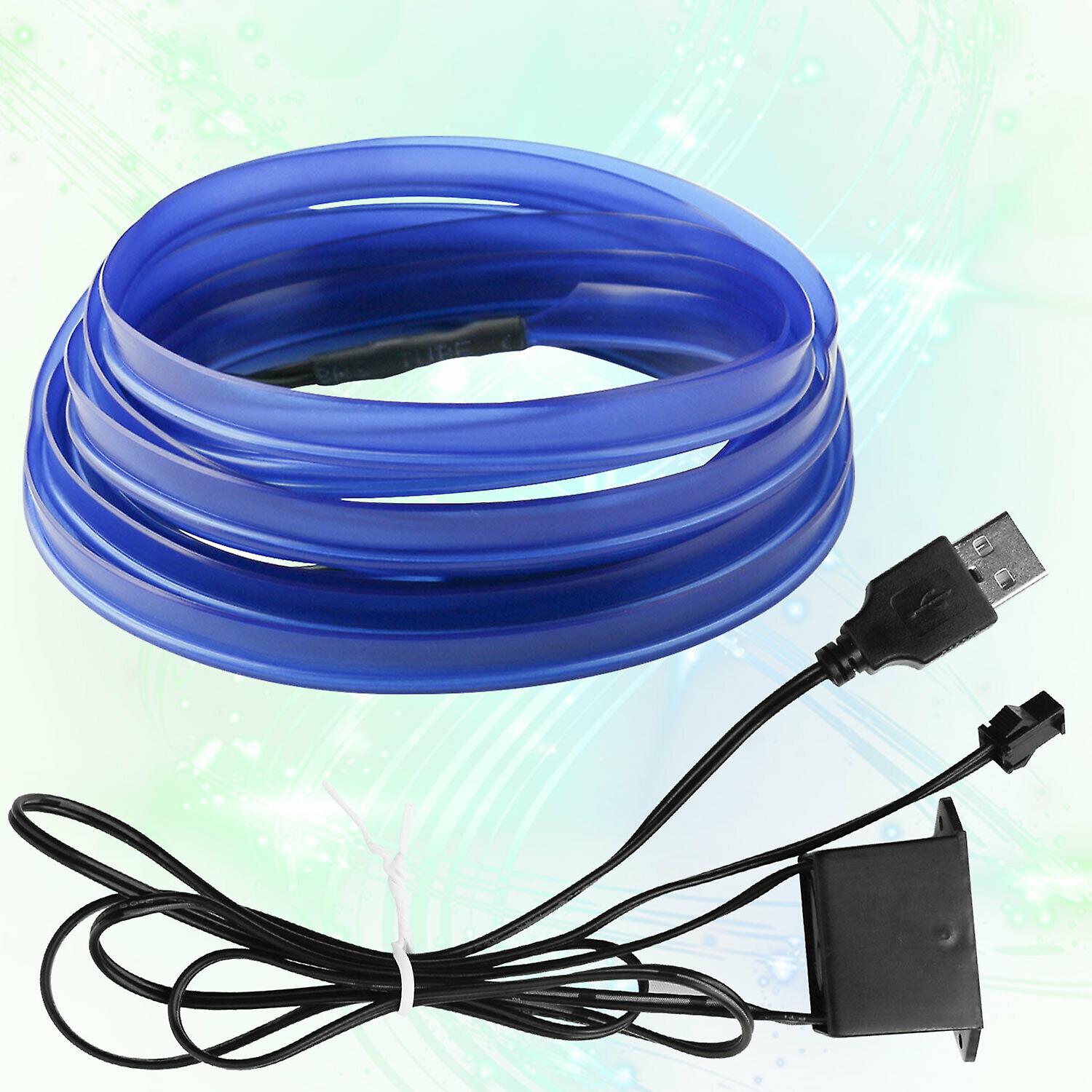 5M USB Auto Car LED Interior Atmosphere Wire Strip Light Decor Lamp Accessories