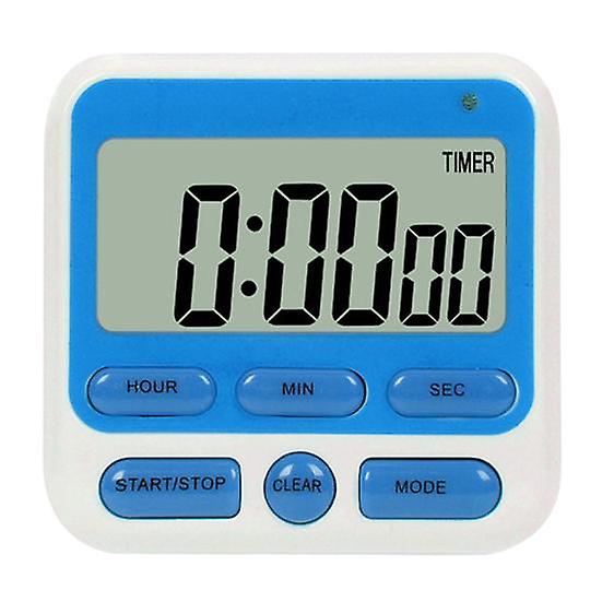 Clock Timer High Accuracy Precise Timing Reusable Practical Desktop Big Number Count Up Countdown Alarm for Household