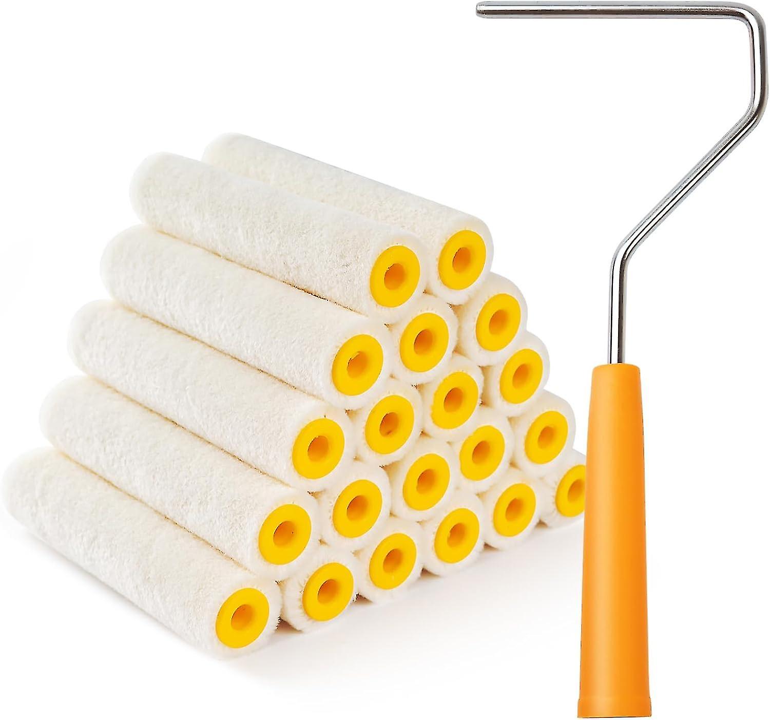 Mohair & Wool Blend Paint Roller Sleeves, 21 Pack