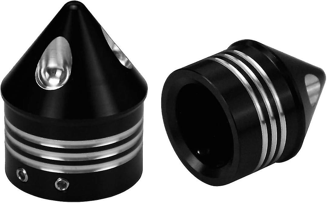 Front Axle Nut Cover Axle Caps Set Fit For Harley Sportster Xl 1200 Dyna Softail Fat Boy Touring Str