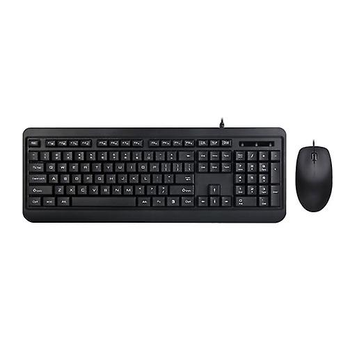 WIRED Shintaro High-Quality Mouse and Keyboard Combo in Sleek Black Design