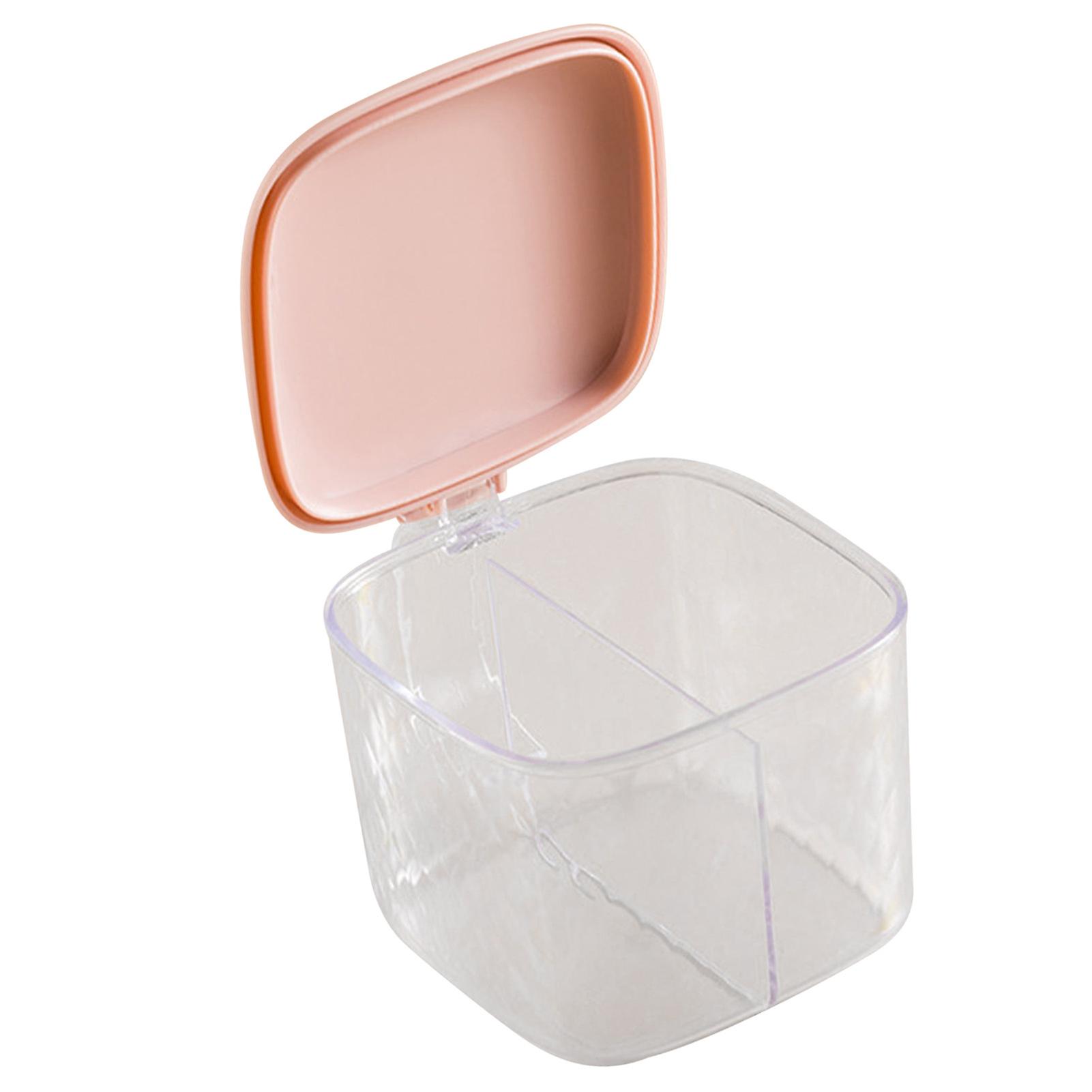 2 Compartment Clear Plastic Seasoning Box with Spoons 150g