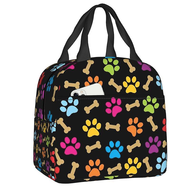 Model de labe de câine Pungi de prânz izolate termic Container de prânz pentru femei pentru camping în aer liber de călătorie multifuncțional alimente Bento Box