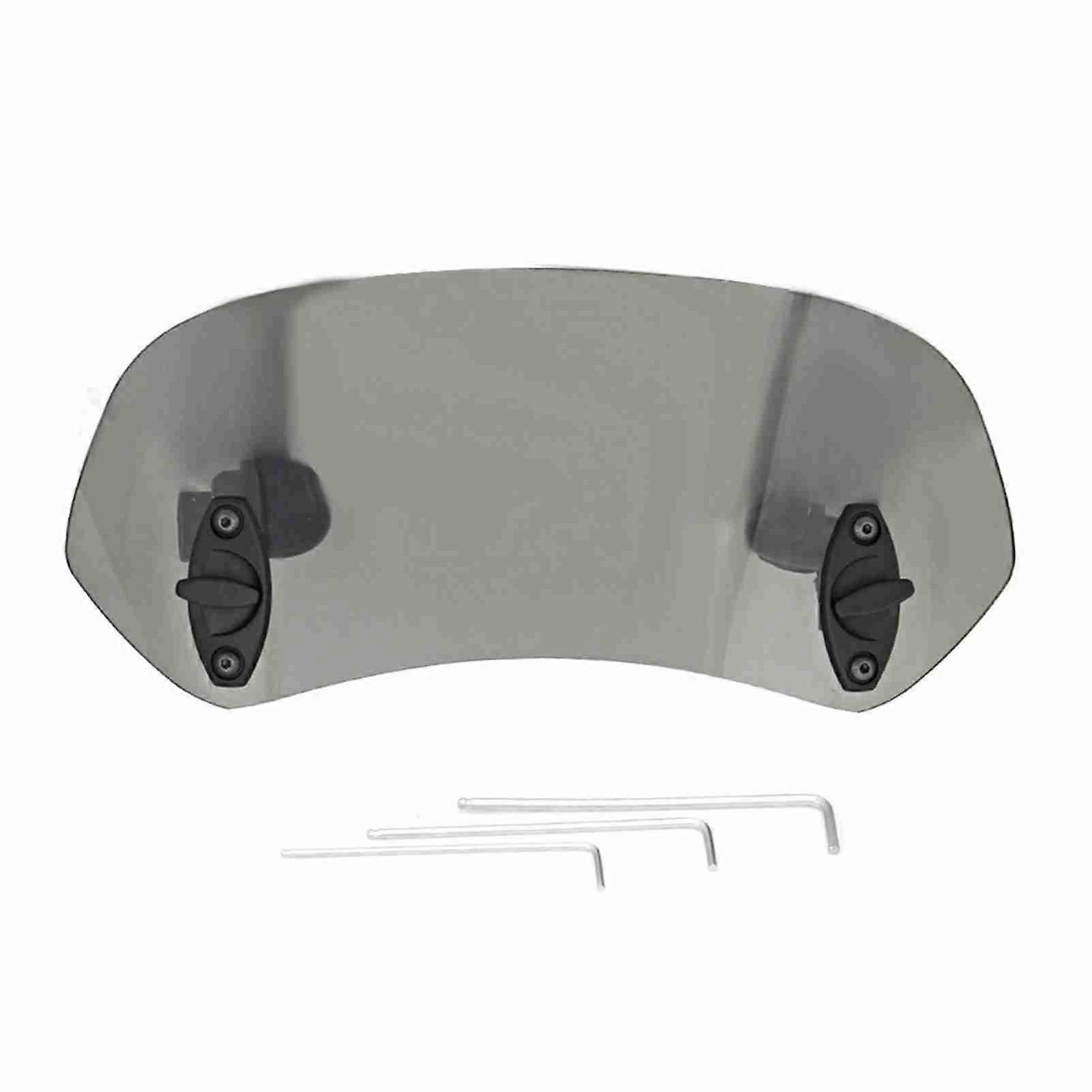 Adjustable Clip On Windscreen Wind Deflector Windshield Accessories For Motorcycle Tawny