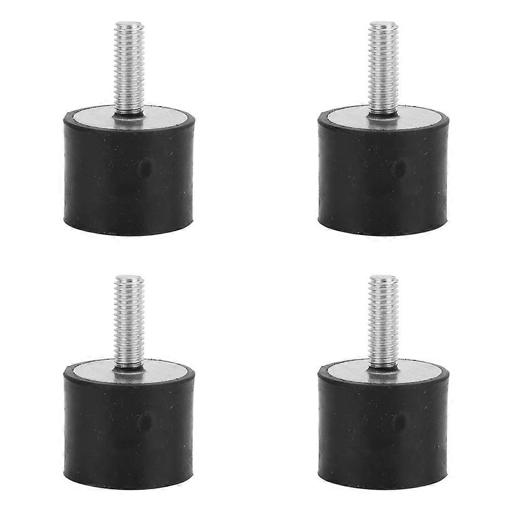 4pcs Anti Vibration Rubber Bobbin Mount Isolator Anti Shock Vibration Absorber (ve25*20 M6*18)