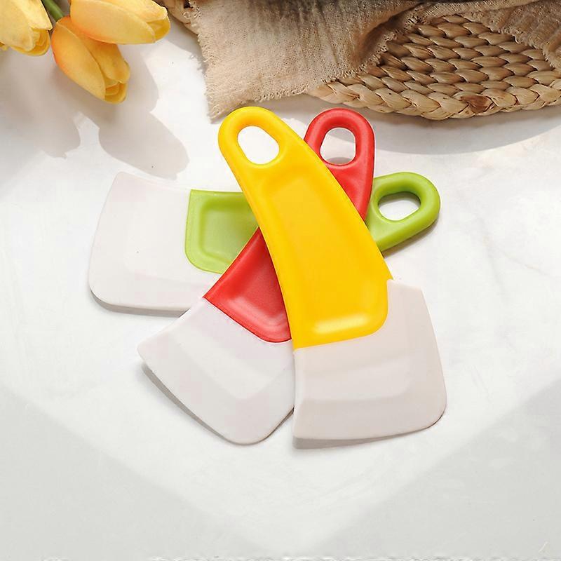 Kitchen Silicone Scraper, Oil Dirt Cleaning Scraper, High-Temperature Resistant Multi-Function Cleaning Scraper, Ideal Kitchen Tool (3pcs)