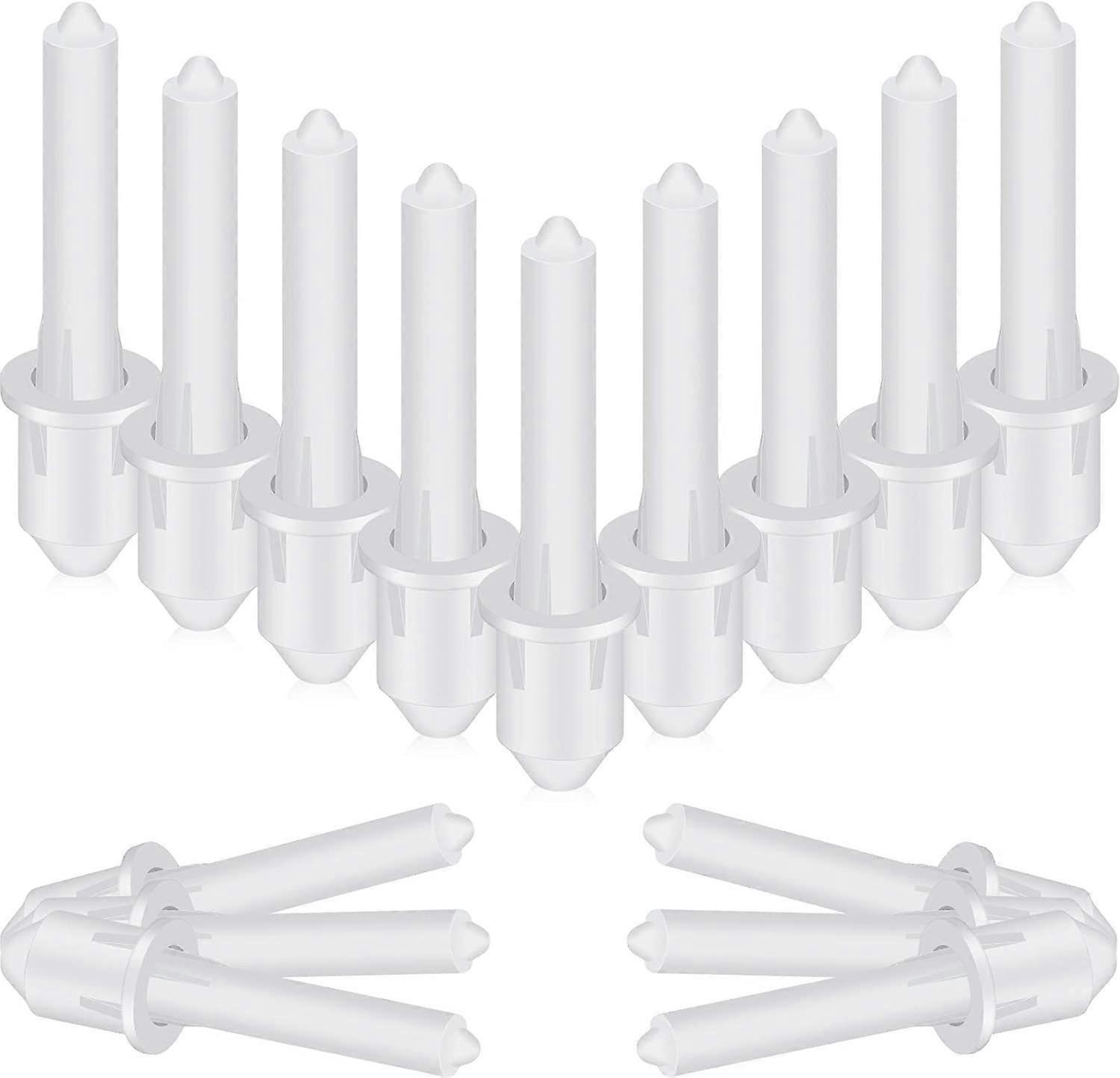 Shutter Repair Pins Replacement Repair Pins Plantation Shutter Pins for Windows Tools, White (20 Pieces)