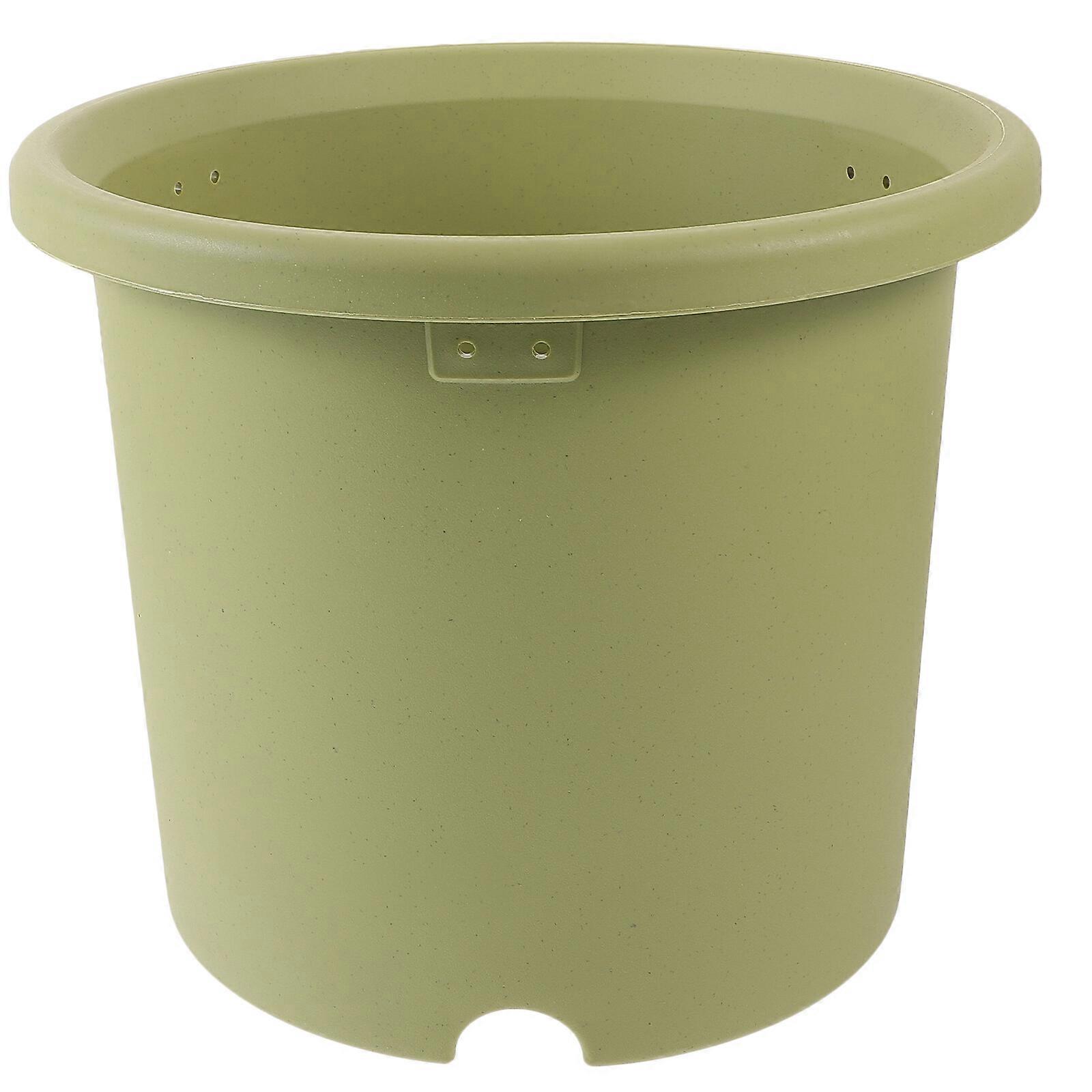 Large Size Round Flowerpot Plastic Plant Nursery Pot Flower Planter With Drainage Net