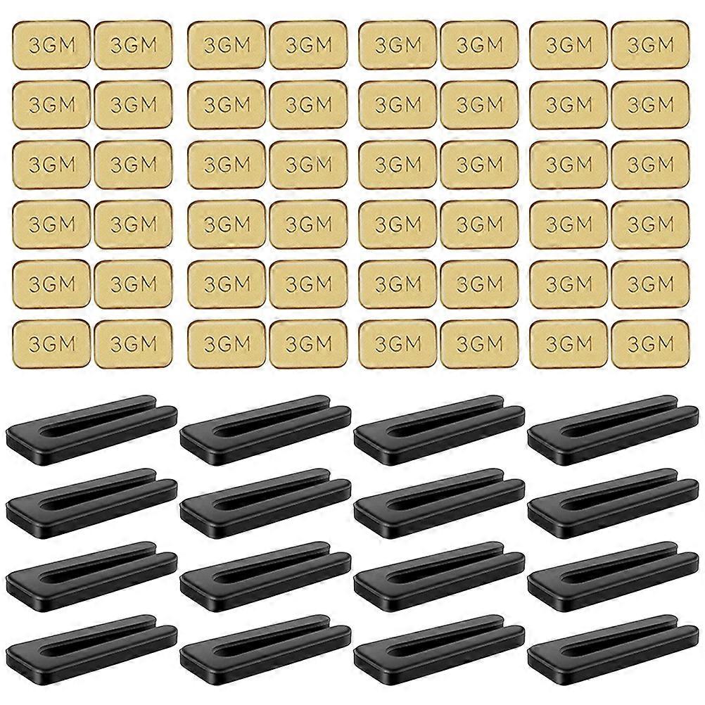 1 Set of Fan Weight Balancing Kit Fan Balancing Clips Weight Set Fan Balancing Clamps Fan Weights Set