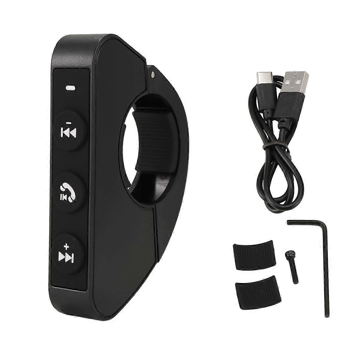 Bluetooth Wireless Remote Control for Motorcycle Helmets Handlebar Control Keypad Remote Control Connect to Cell Phone