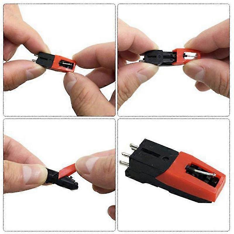 Red Turntable Diamond Stylus Needle for LP Record Player Phono Ceramic