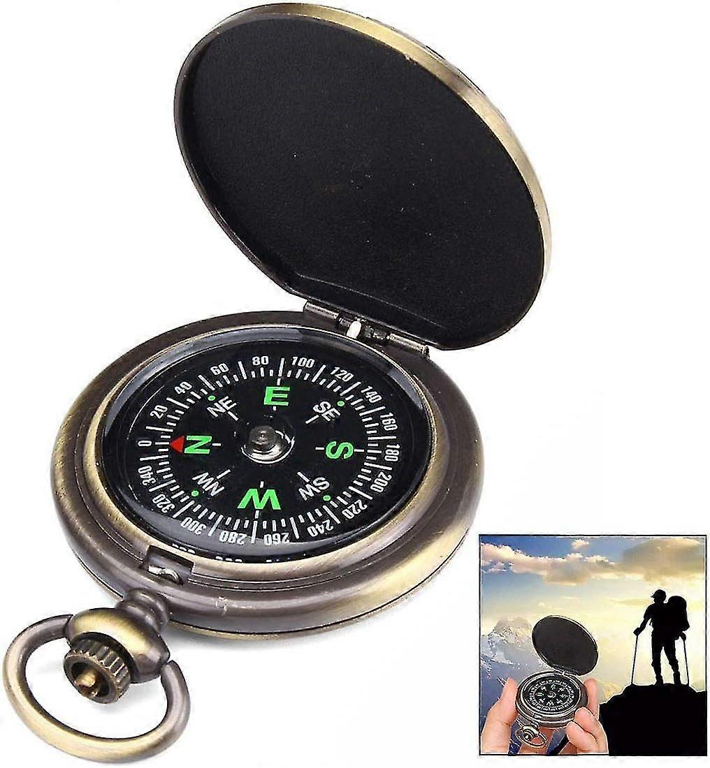 Pocket Compass, Hiking Compass for Travel, Camping, Walking, Exploring