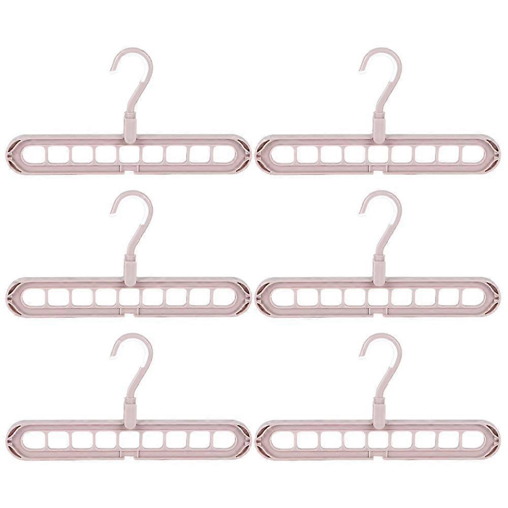 QQDD Closet Organizers and Storage, Multifunctional Closet Organizer Magic Space Saving Hangers with Holes Closet Storage Organization compatible with