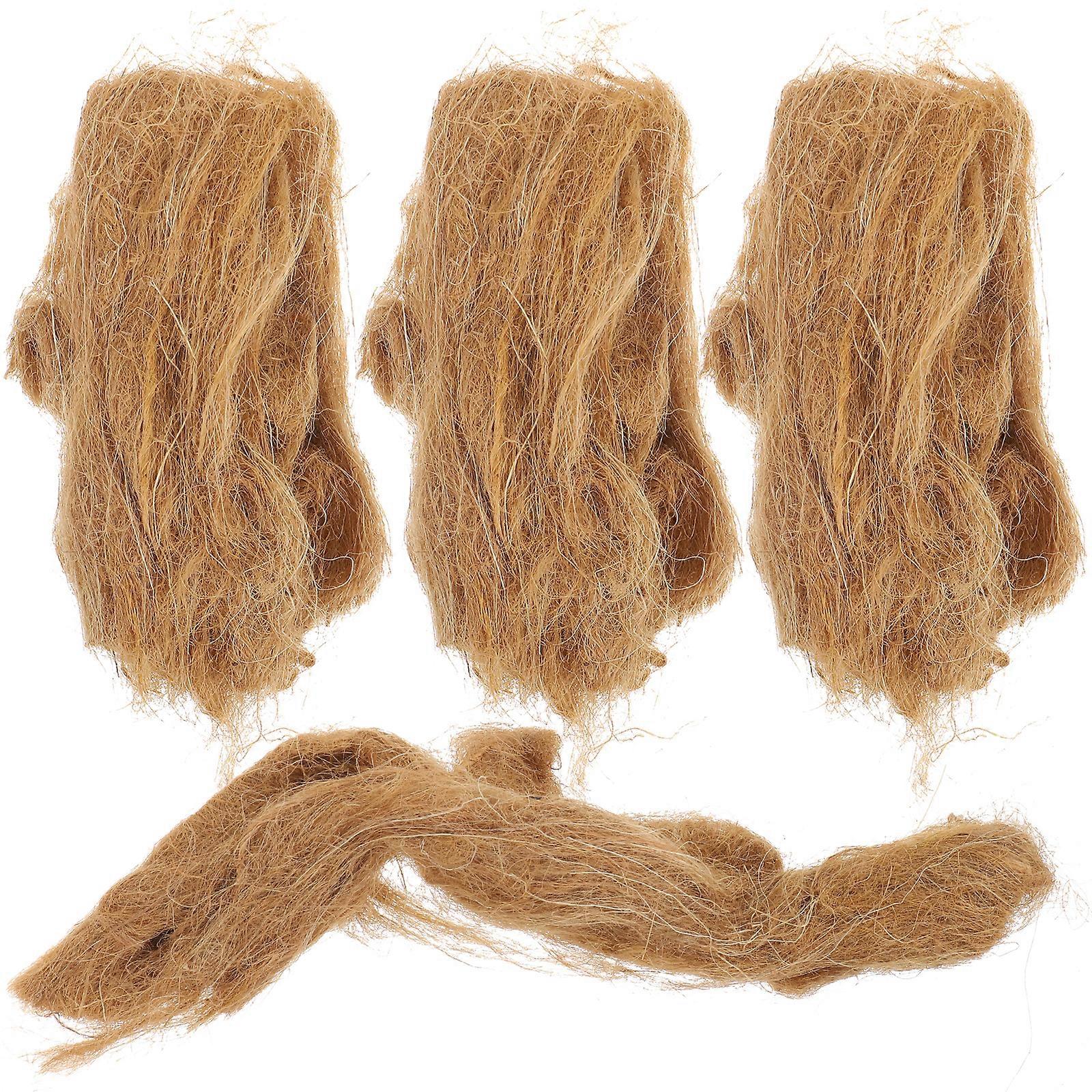 4 Pcs Feu Naturel Stater Allume-Feu Jute Allume-Feu Extérieur Outils De Feu Pour La Survie