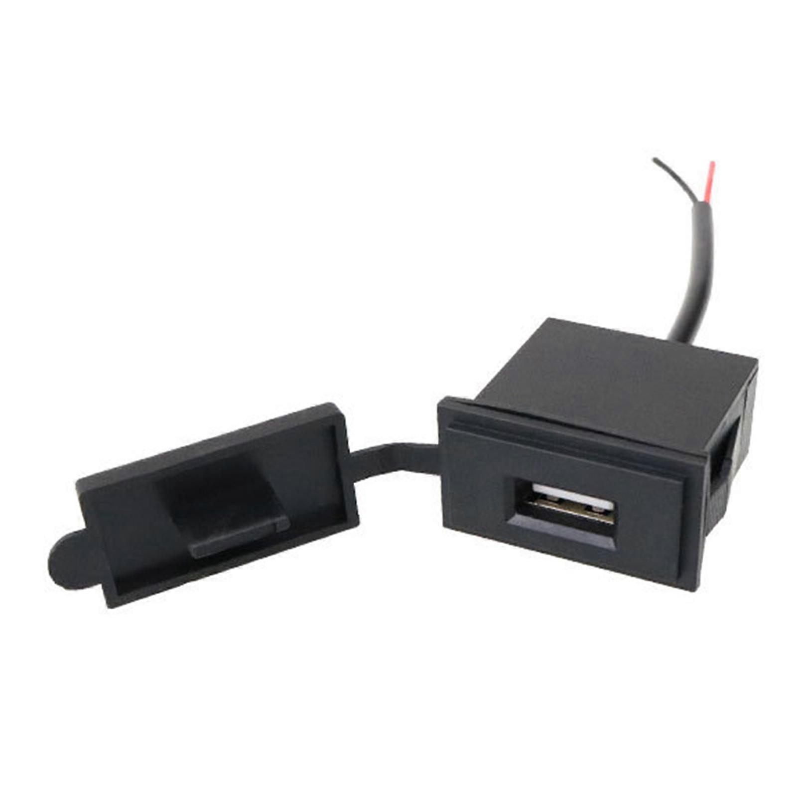 USB Car Charger 12-24V 2.4A Adapter Socket Power Adapter Switch For Cruise Ship
