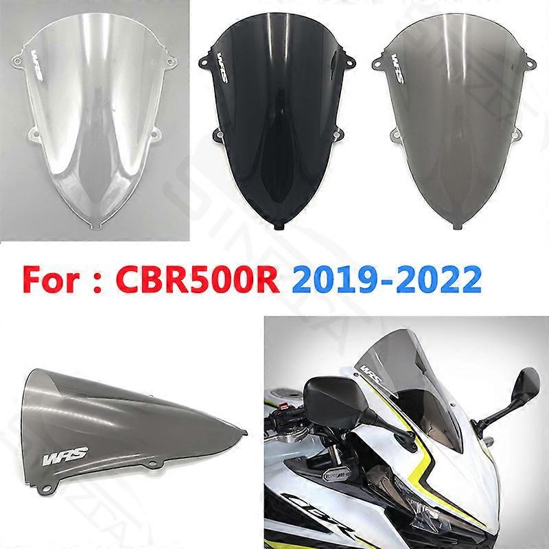 For Honda CBR500R CBR 500R CBR 500 R 2019 2020 2021 2022 Windshield Windscreens Wind Deflectors Visor Glass Gray