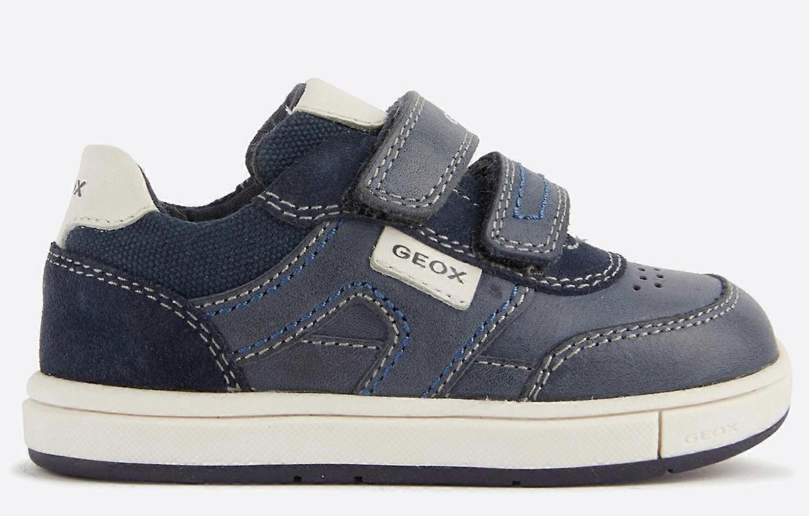 Geox Trottola LEATHER Inafnts Navy/White