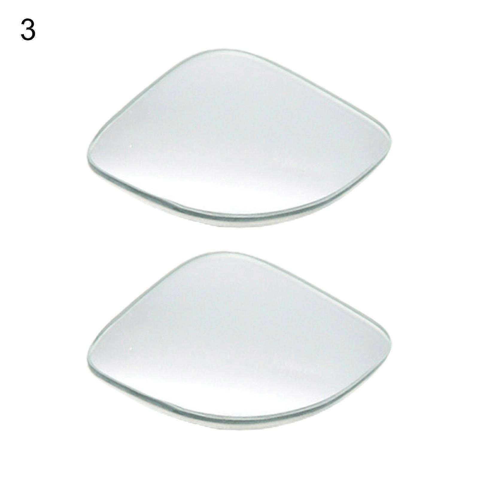 1 Pair Blind Spot Mirrors Wide-angle Wide Application Solid 360 Degree Rotate Glass Convex Rear View Mirror For Car