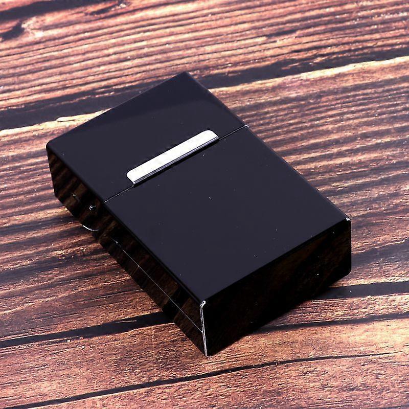 Cigarette Cases,Automatic Flip Aluminum Alloy Cigarette Case Metal Cigarette Case Gift Packaging Box Large Capacity Magnetic Ultra-Thin Cigarette Case
