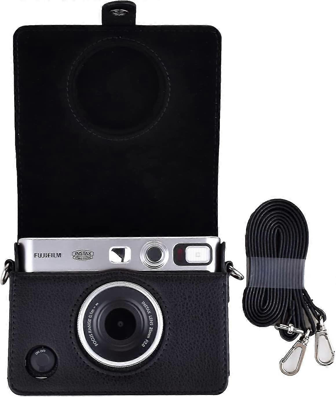 Mini EVO Camera Case Compatible for Fuji Instax Mini EVO Instant Camera with Adjustable Shoulder Strap