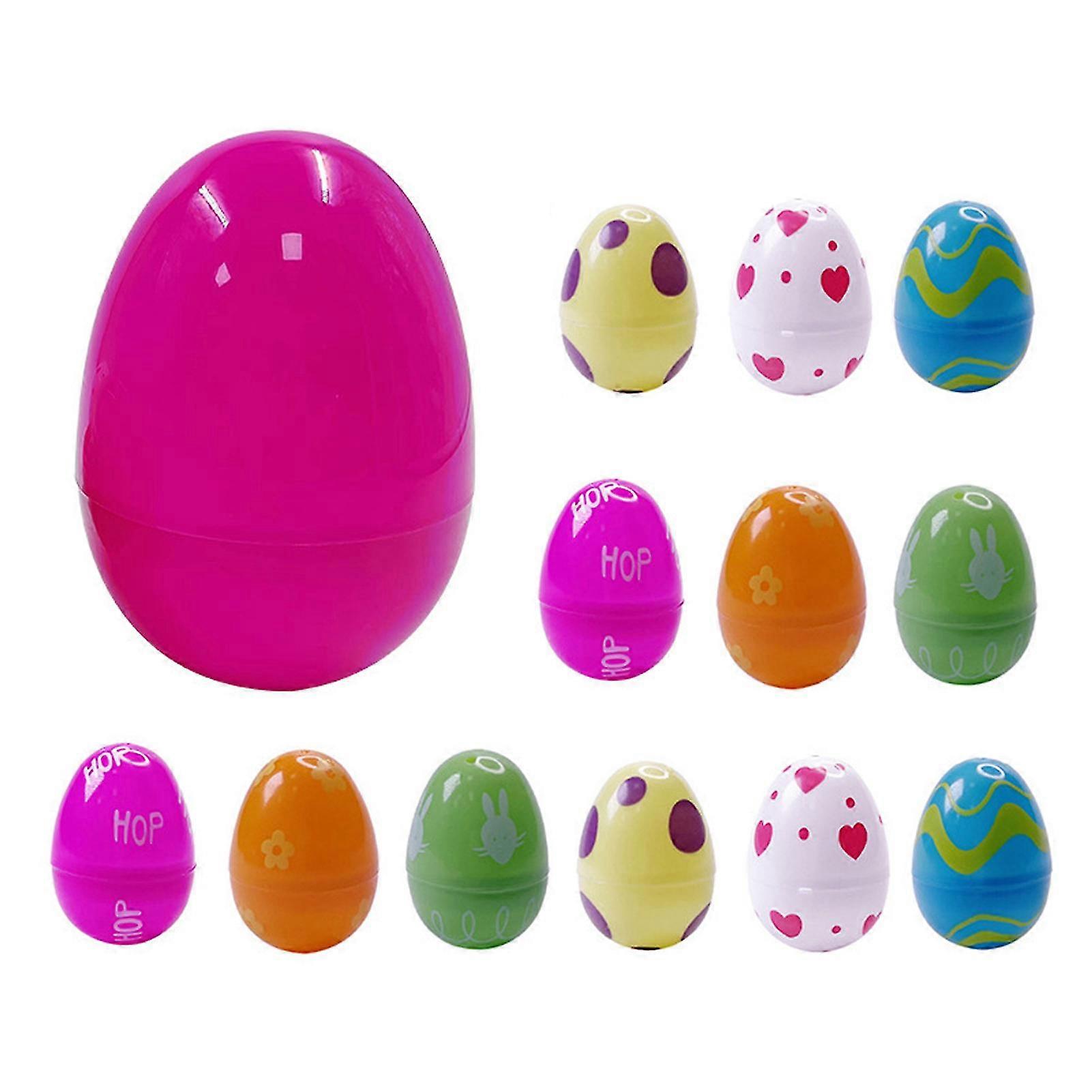 Spin Hatch Easter Egg Toy Set Hide Toddlers Educational Shape Sorter