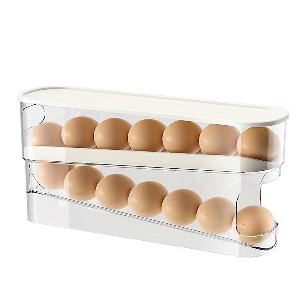 Refrigerator Egg Storage Box Automatic Scrolling Egg Household Large Capacity Kitchen Dedicated Roll Off Egg S