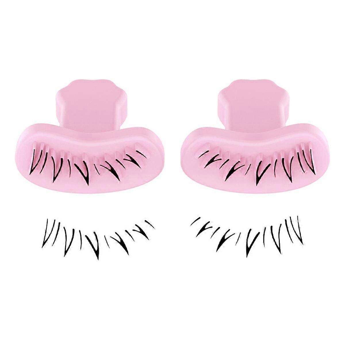 Women Eyelash Stamps Tool Eye Makeup Tool DIY Lower Lashes Extensions Natural Look for Make Up Begi