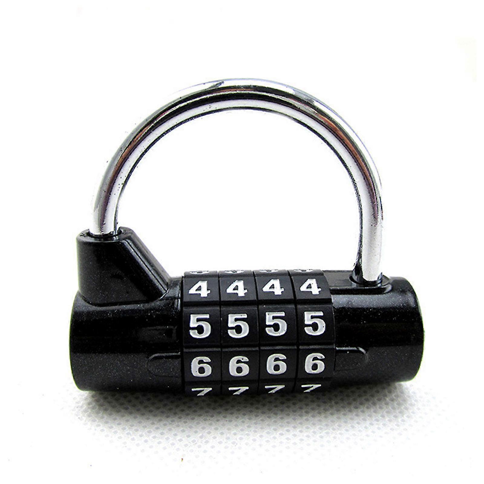 قفل رمز FSW مكون من 4 أرقام - 2.1 * 2.6 * 0.9 بوصة قفل رمز مقاوم للماء شديد التحمل للداخلية والخارجية