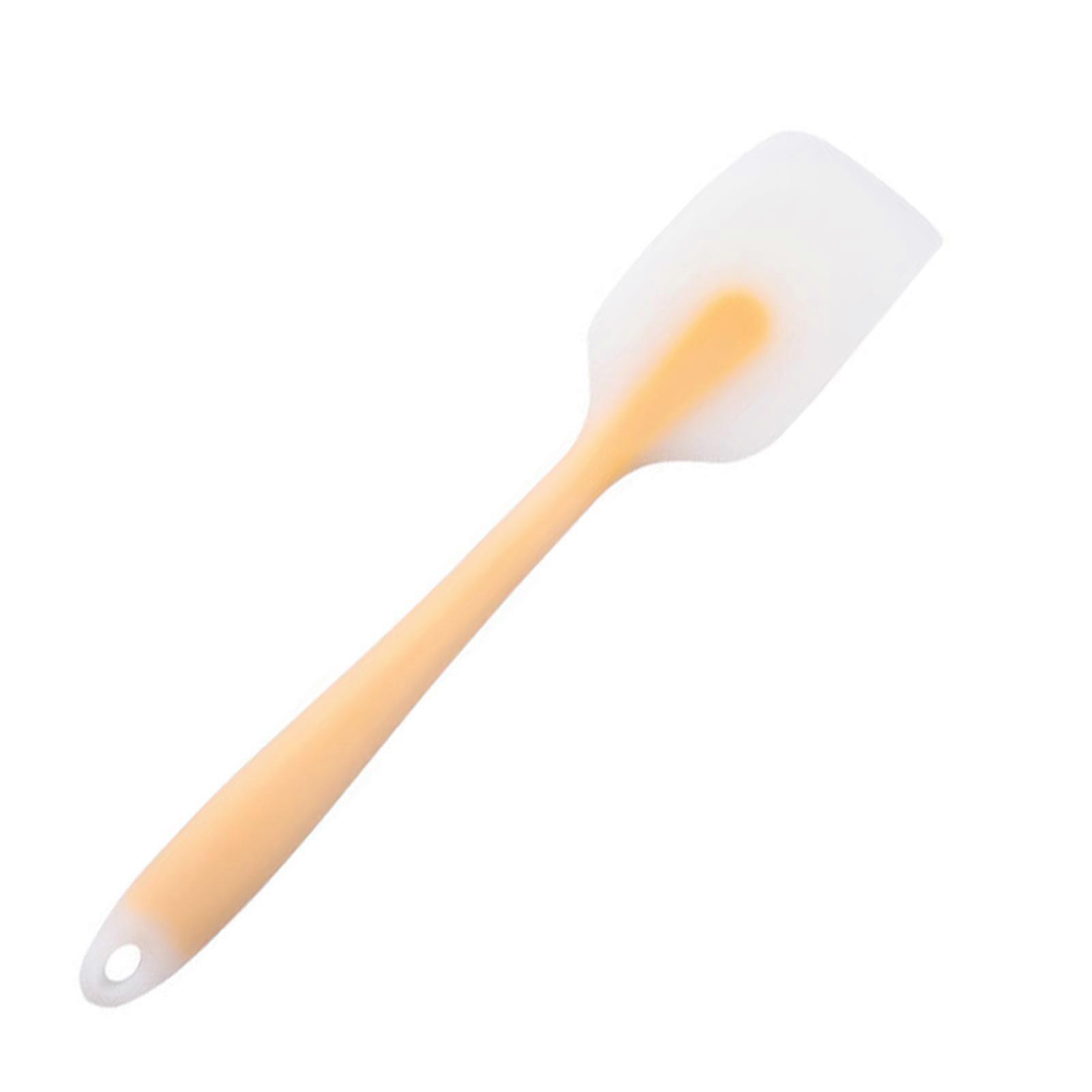 5PCS Non Stick Baking Silicone Spatulas Translucent Cream Scraper Heat-Resistant Cooking Baking Tool