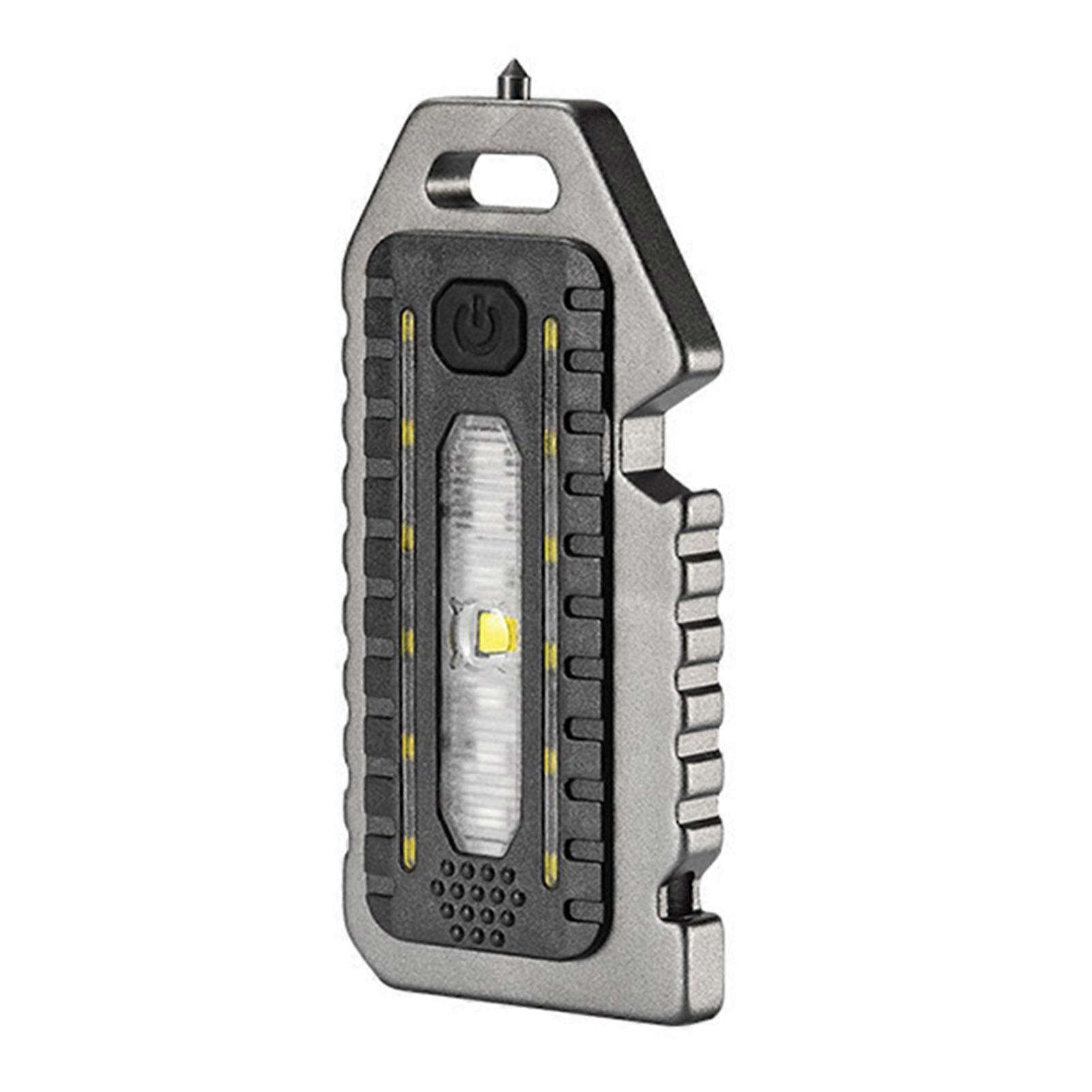 Portable Mini Keychain Working Light Multifunctional Rechargeable Camping Lamp